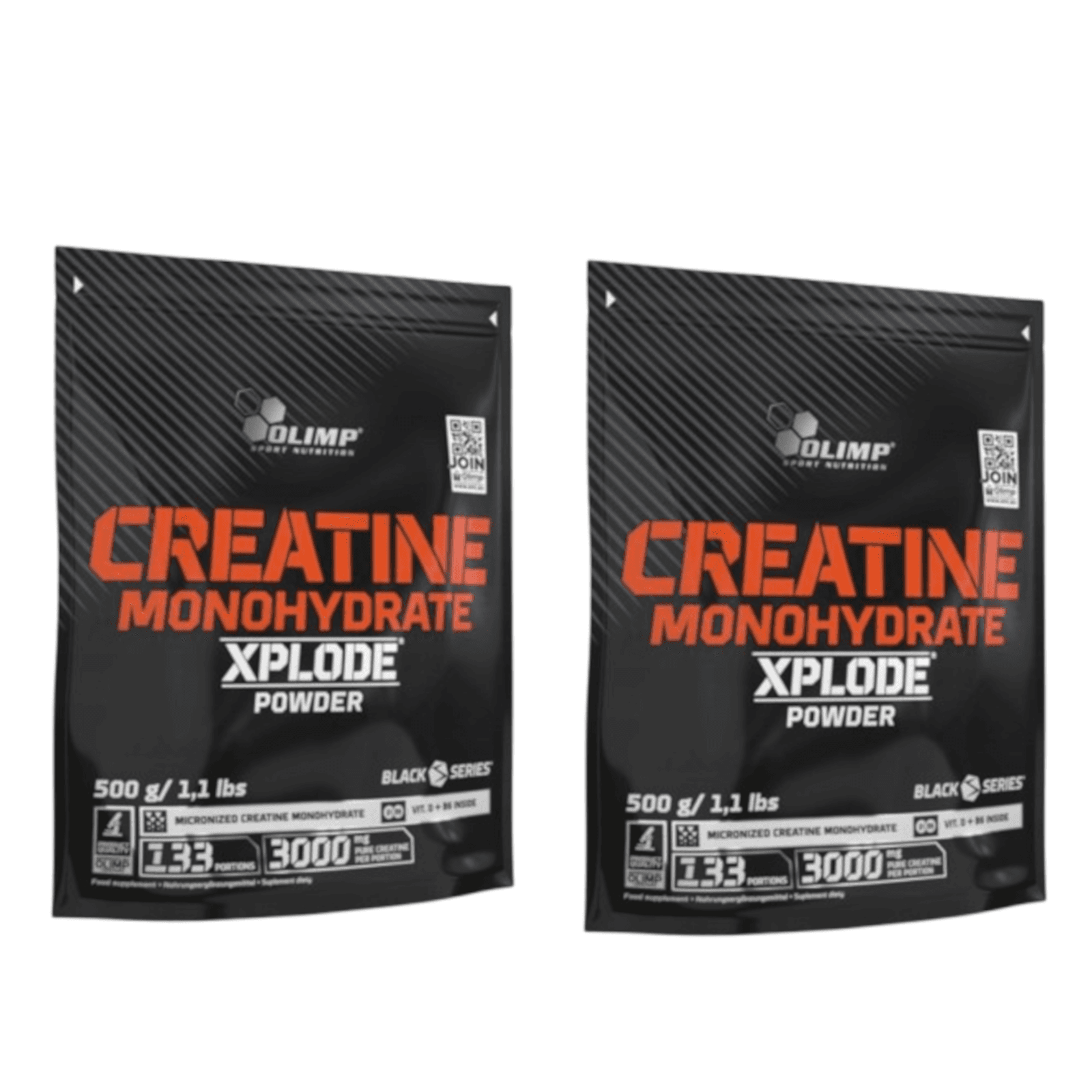 Wielopak 2x Olimp Nutrition Creatine Monohydrate Xplode 500g