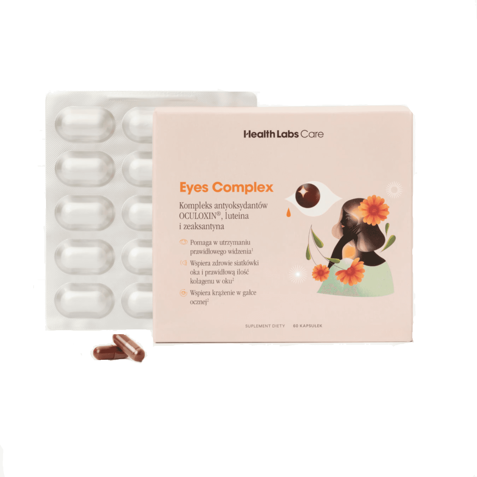 Oczy i Wzrok Health Labs Care Eyes Complex 60kaps