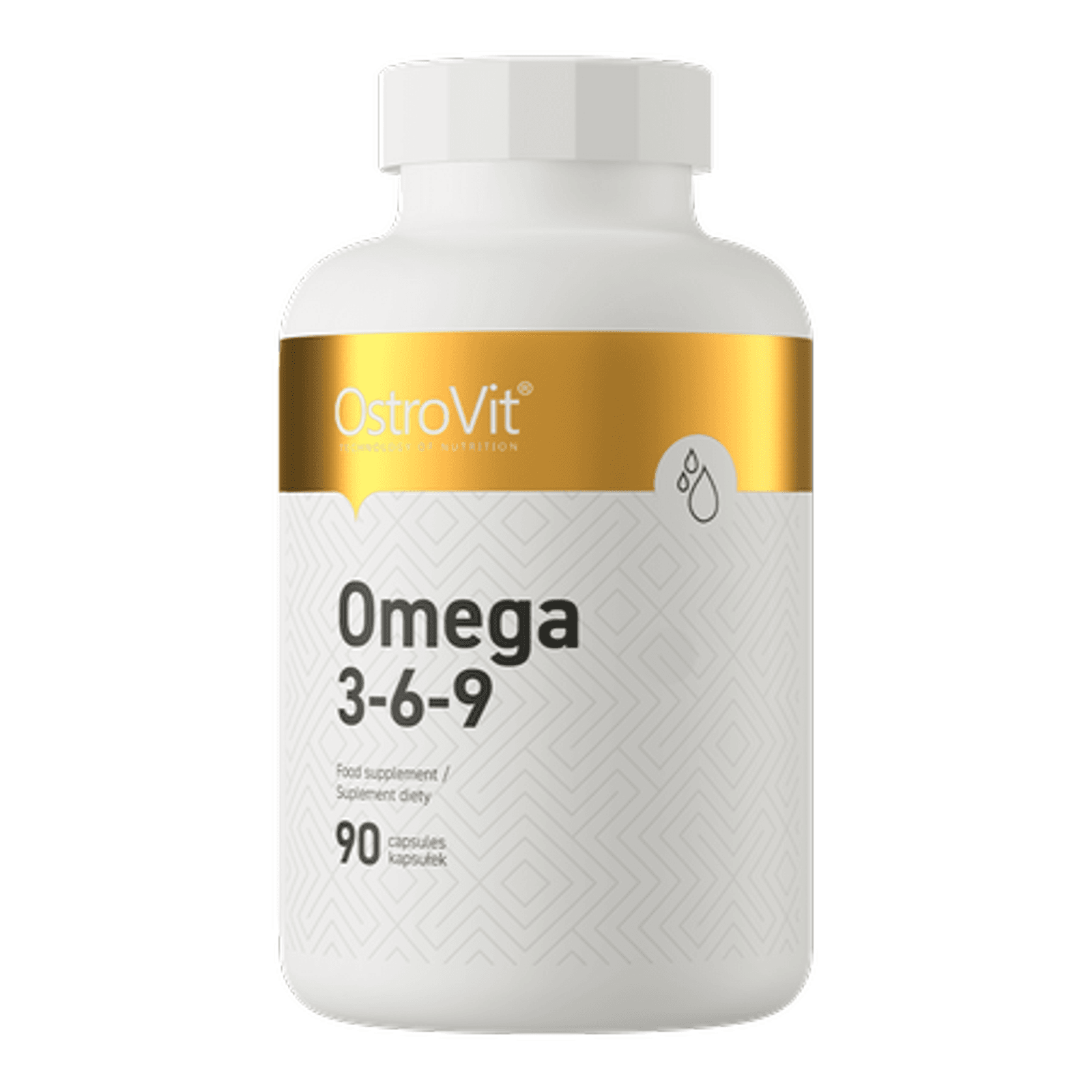 Kwasy Tłuszczowe Omega OstroVit Omega 3-6-9 90softgels