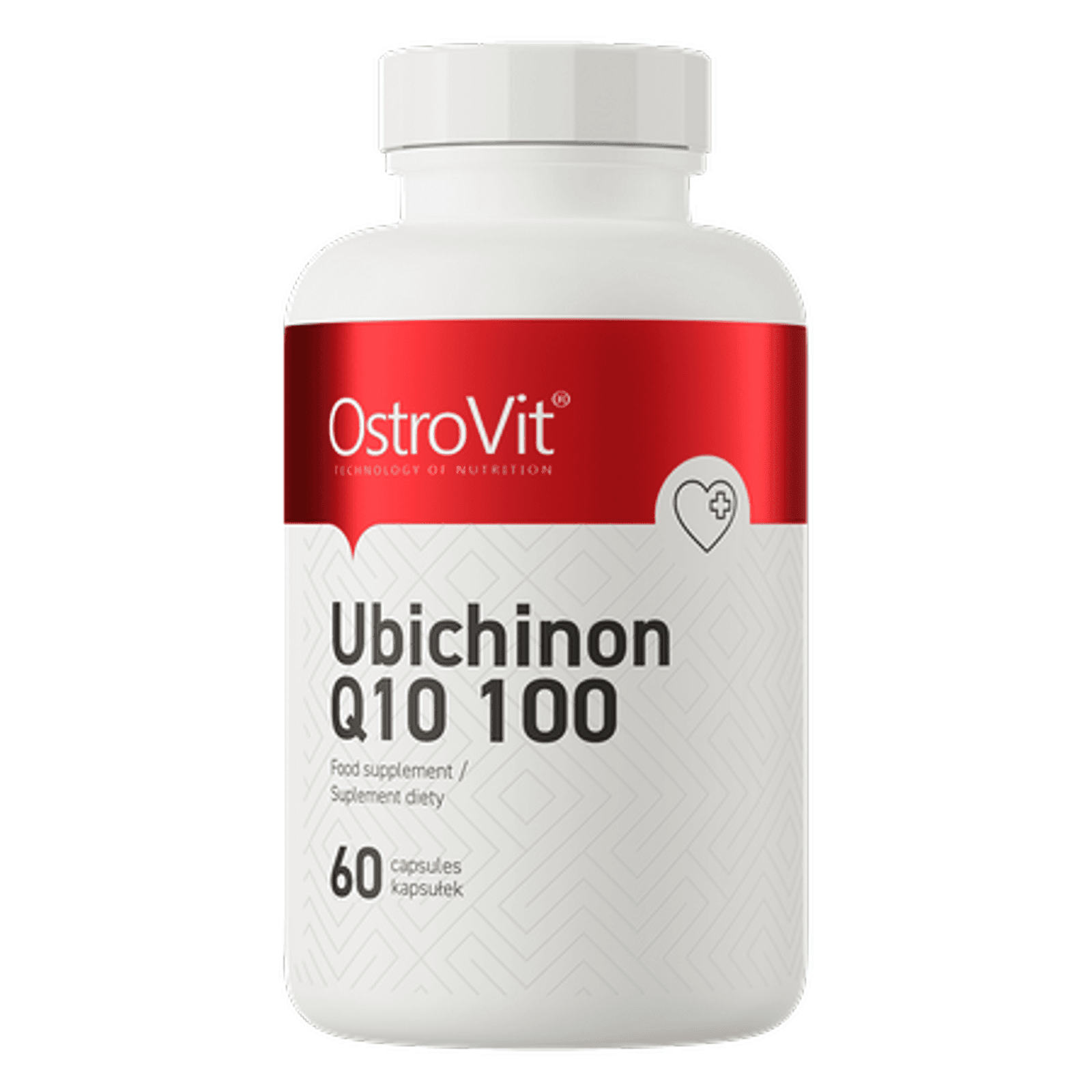 Zdrowe Serce Koenzym Q10 OstroVit Ubichinon Q10 100mg 60kaps