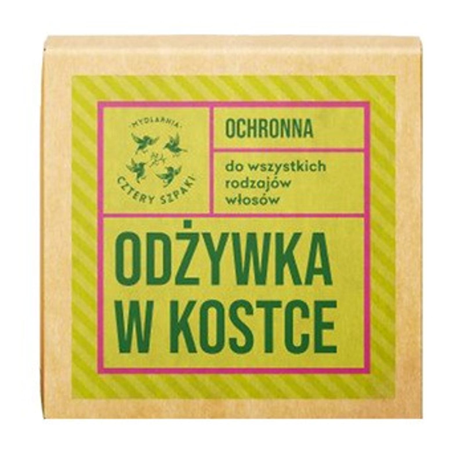 Kosmetyki Naturalne 4 Szpaki Odżywka w kostce ochronna 75g