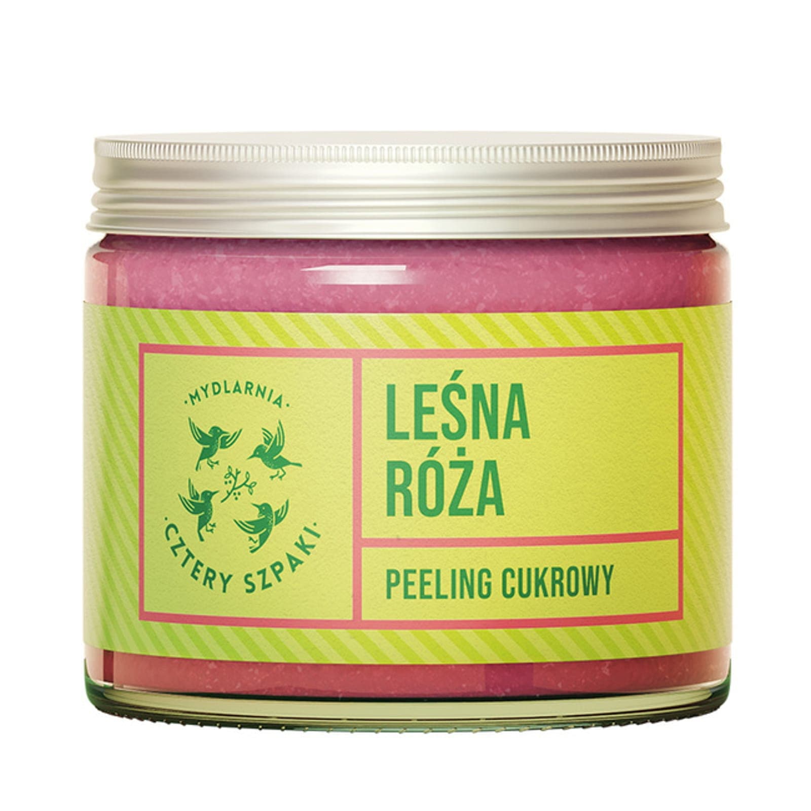 Kosmetyki Naturalne 4 Szpaki Leśna Róża Peeling cukrowy 250ml