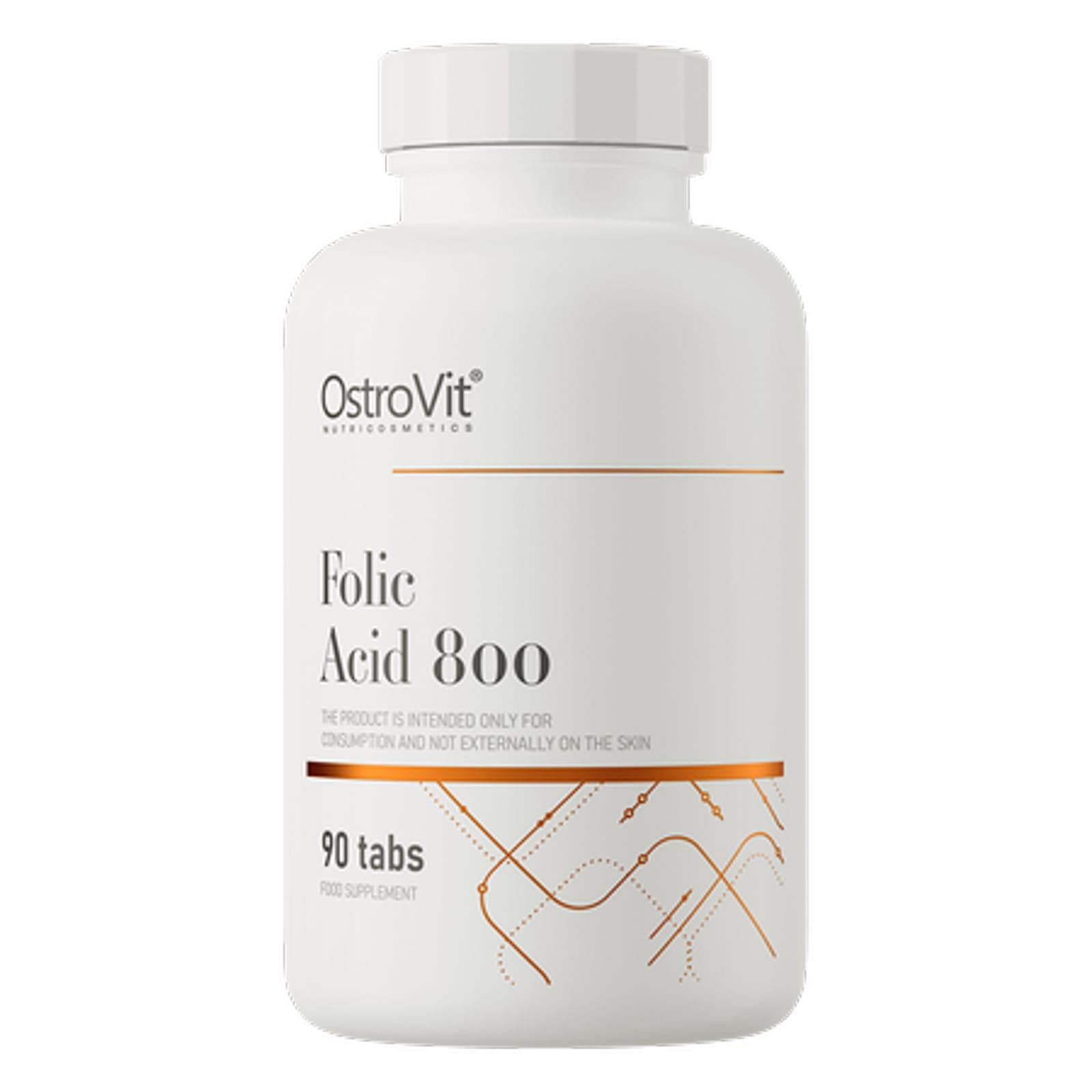 Witaminy B OstroVit Folid Acid 90tab