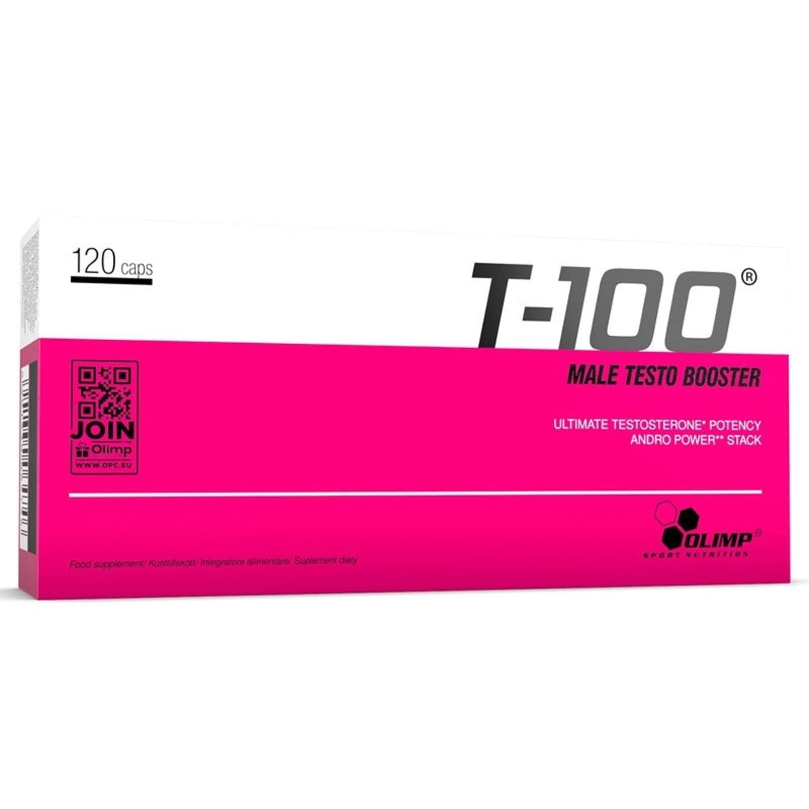 Booster Testosteronu Kompleks Olimp T-100 120kaps
