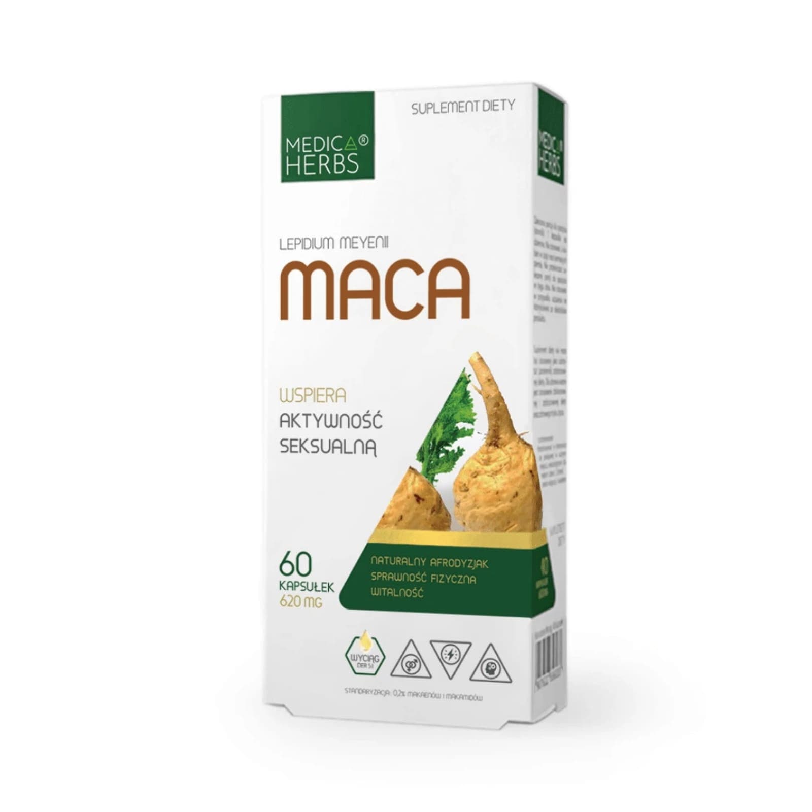 Booster Testosteronu Medica Herbs Maca 60kaps