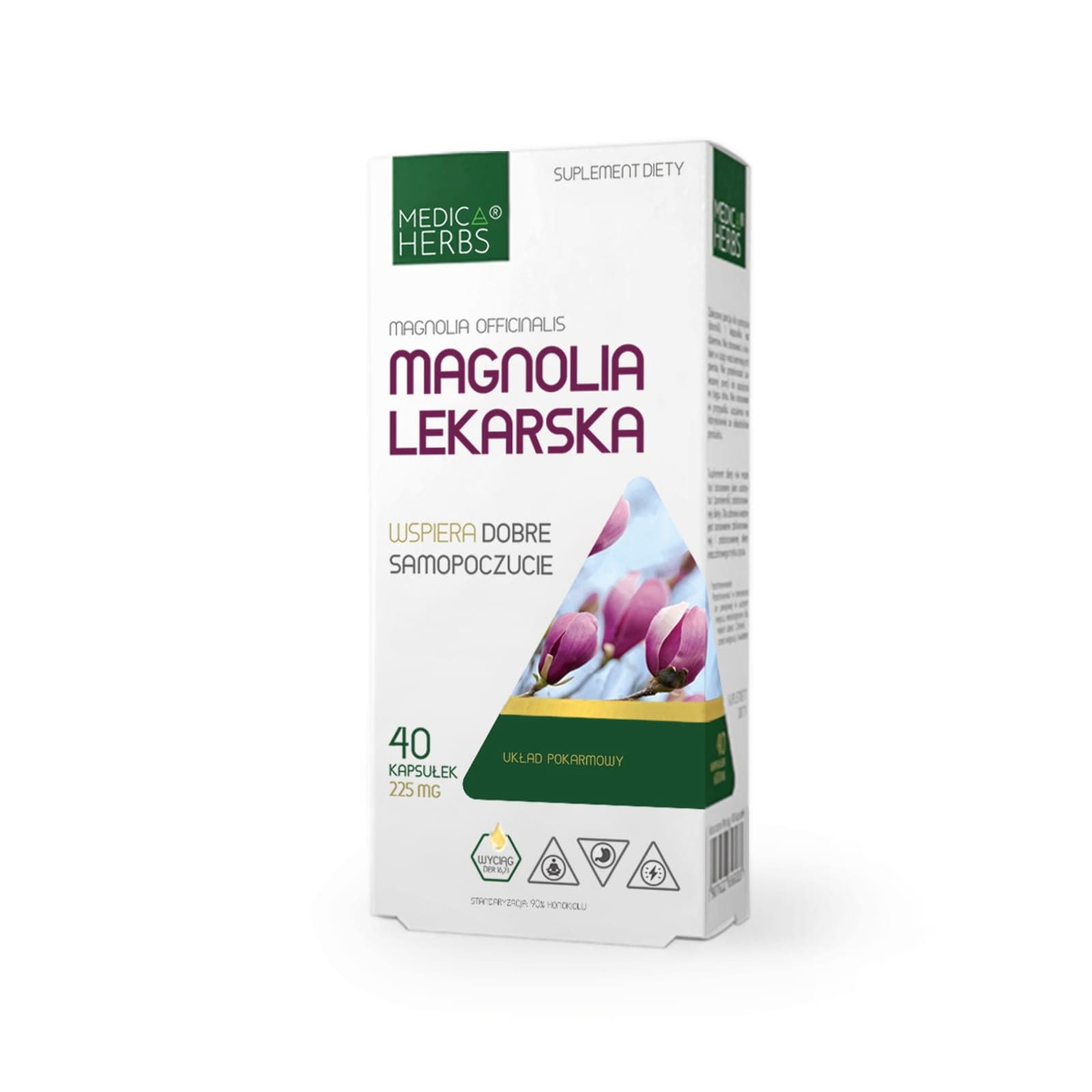 Stres i Nerwy Medica Herbs Magnolia Lekarska 40kaps