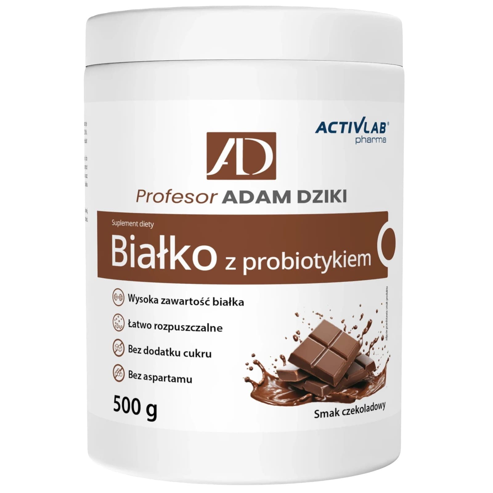 Odżywka Białkowa Activlab Białko z Probiotykiem 500g prof.Dziki