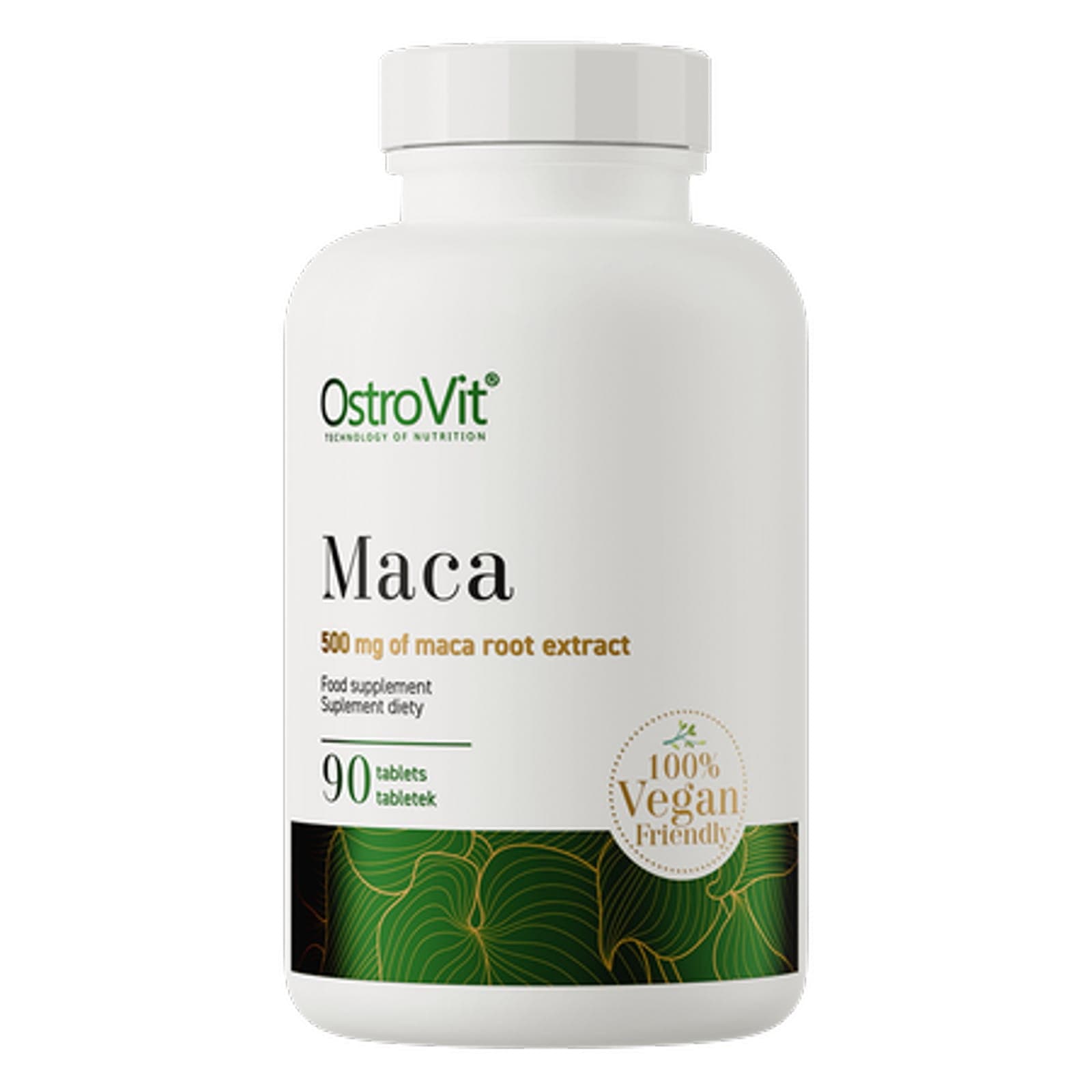 Wsparcie Witalności Żeń-szeń Peruwiański OstroVit Maca 90tab