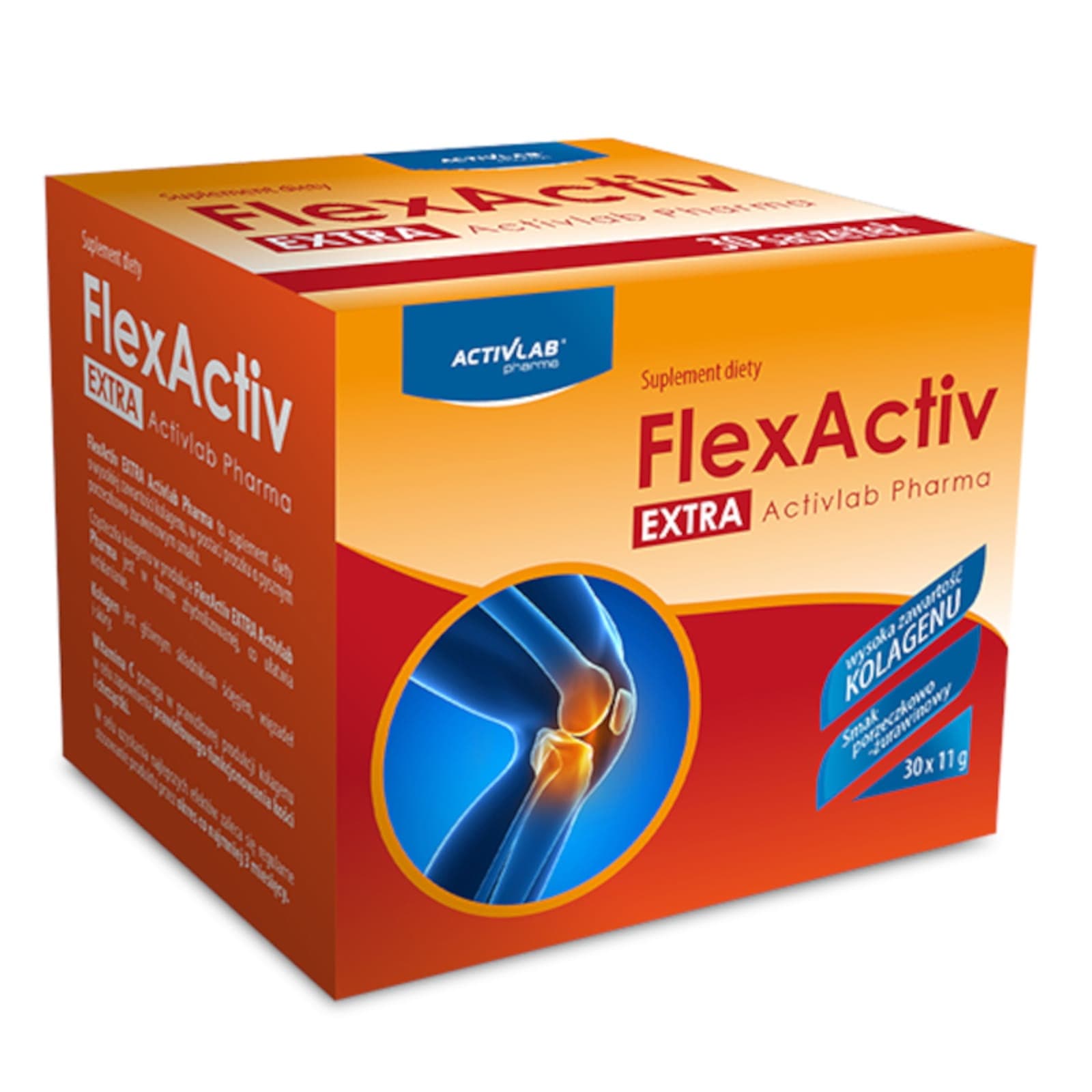 Regeneracja Stawów Kolagen + Vit C Activlab FlexActiv 30sasz