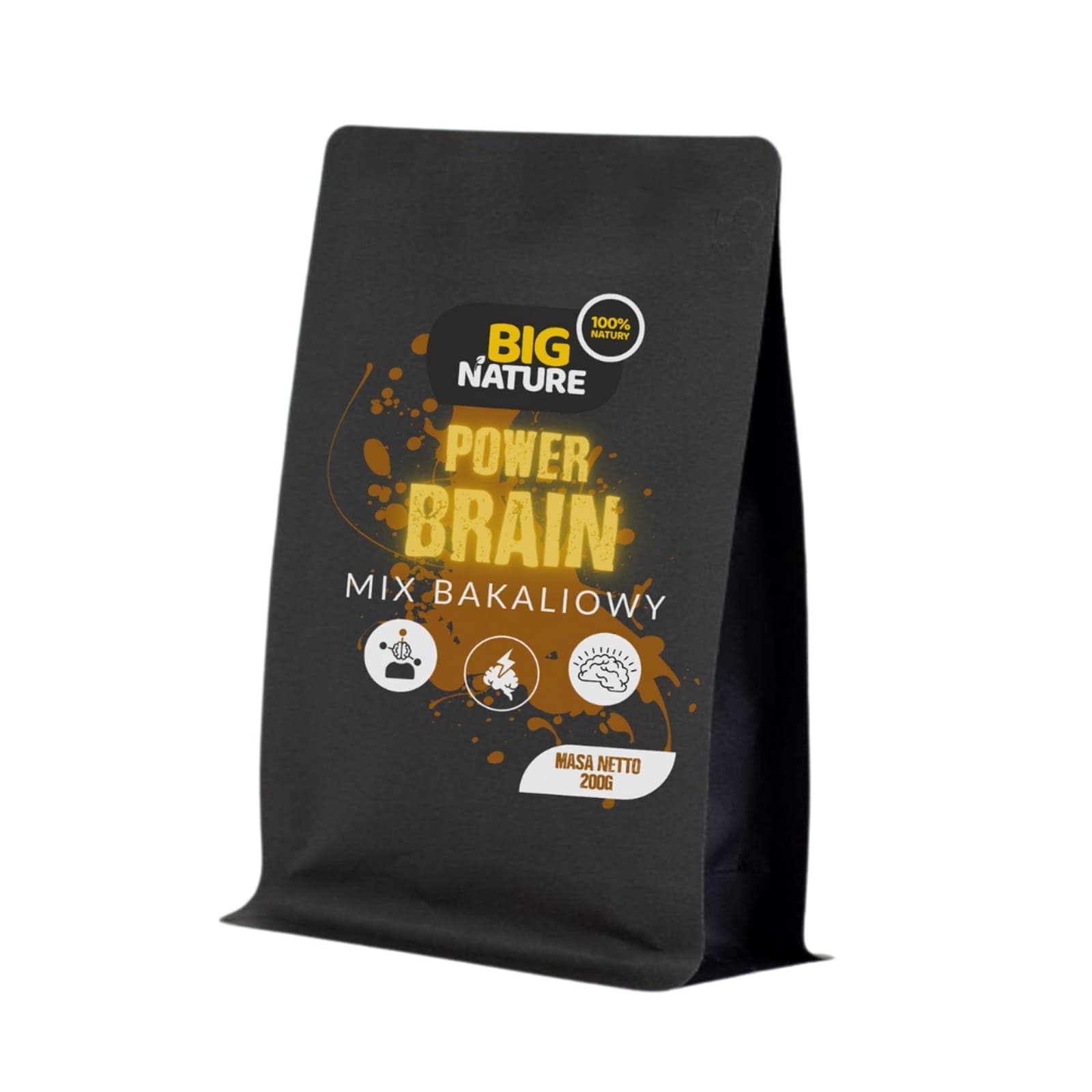 Orzechy Big Nature Mieszanka bakaliowa Power Brain 200g