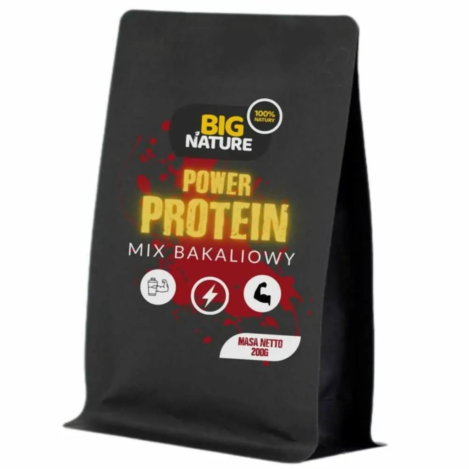 Orzechy Big Nature Mieszanka bakaliowa Power Protein 200g