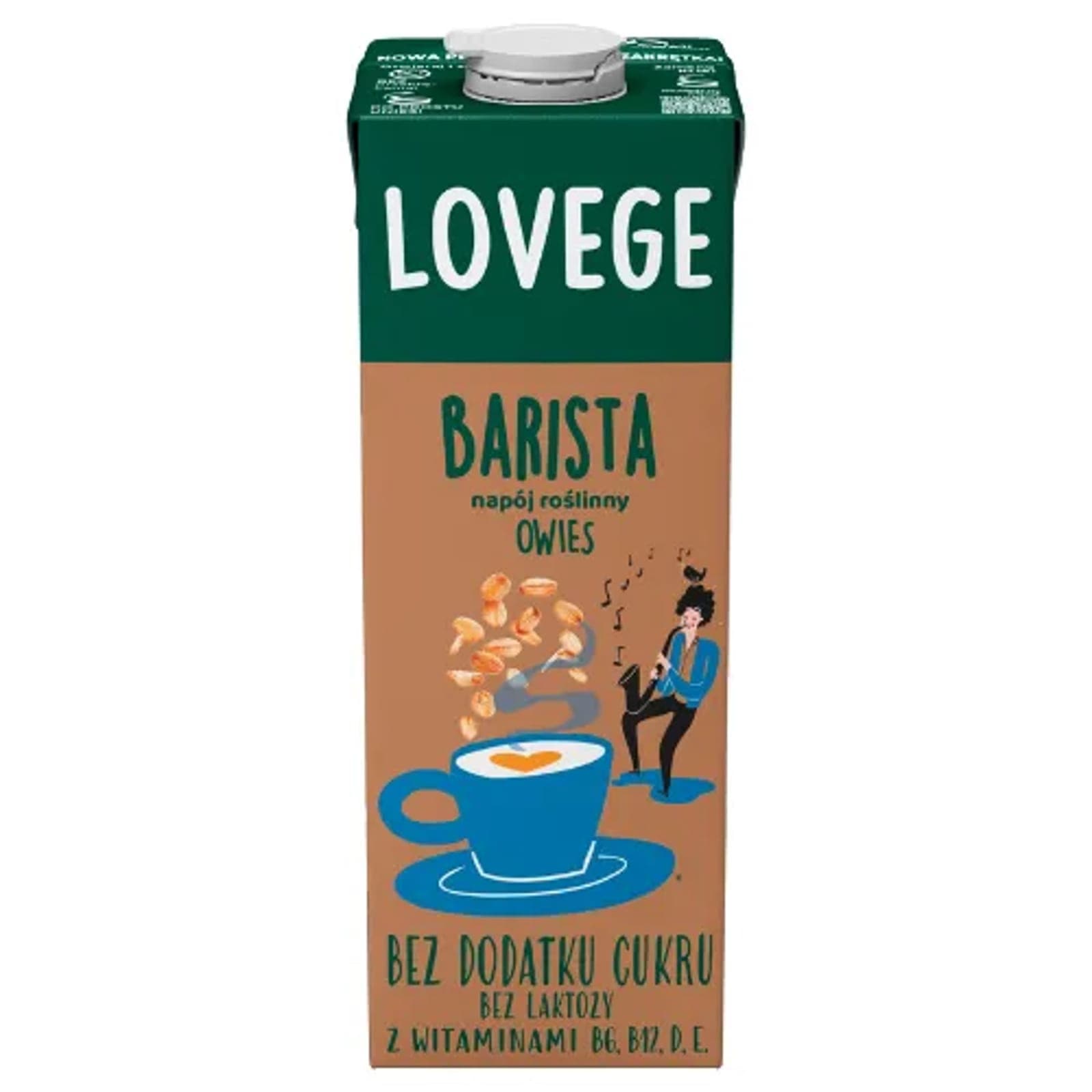 Zdrowa Żywność Napój Sante Napój Lovege Owsiany Barista Bez Dodatku Cukru 1000ml