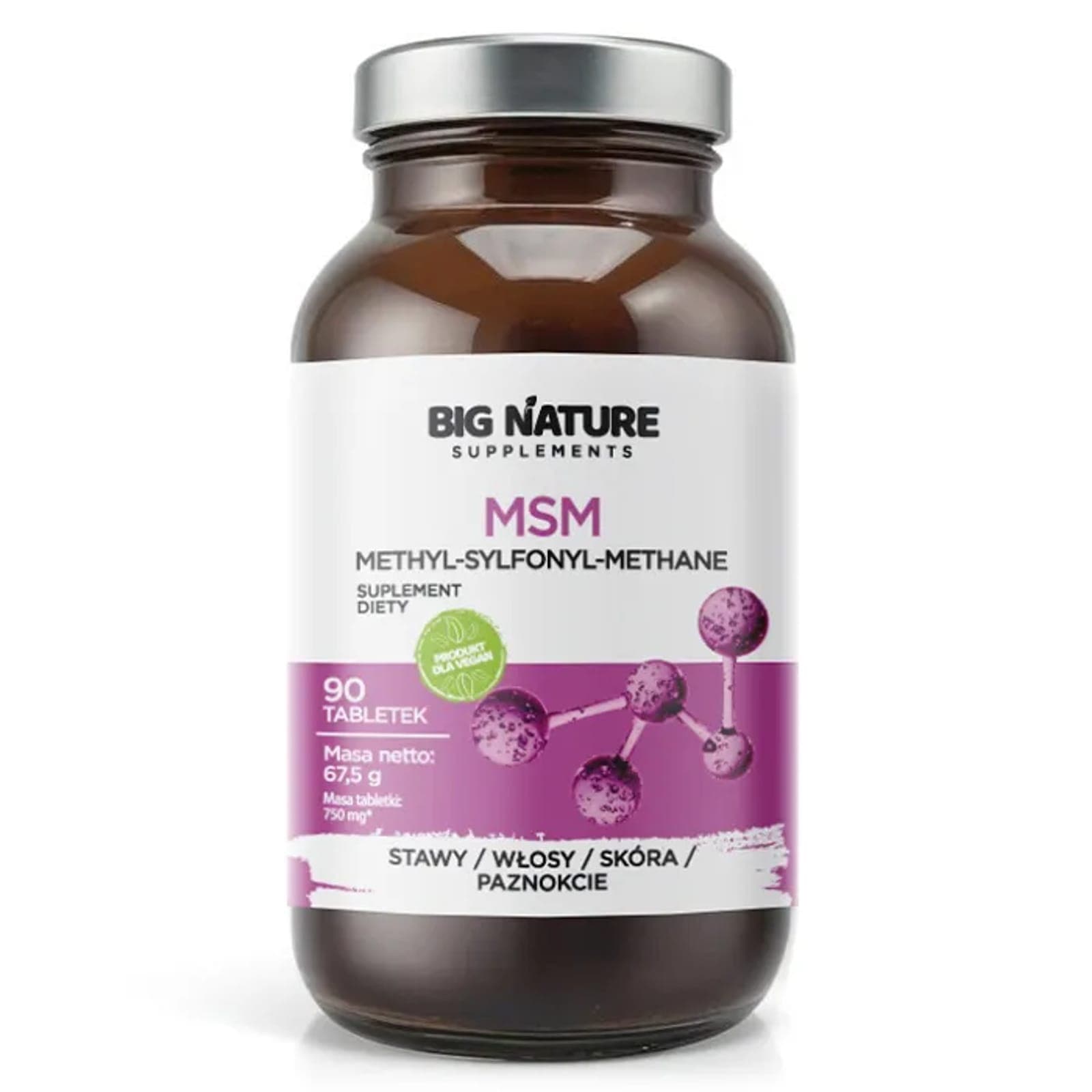 Regeneracja Stawów Big Nature MSM 90TAB
