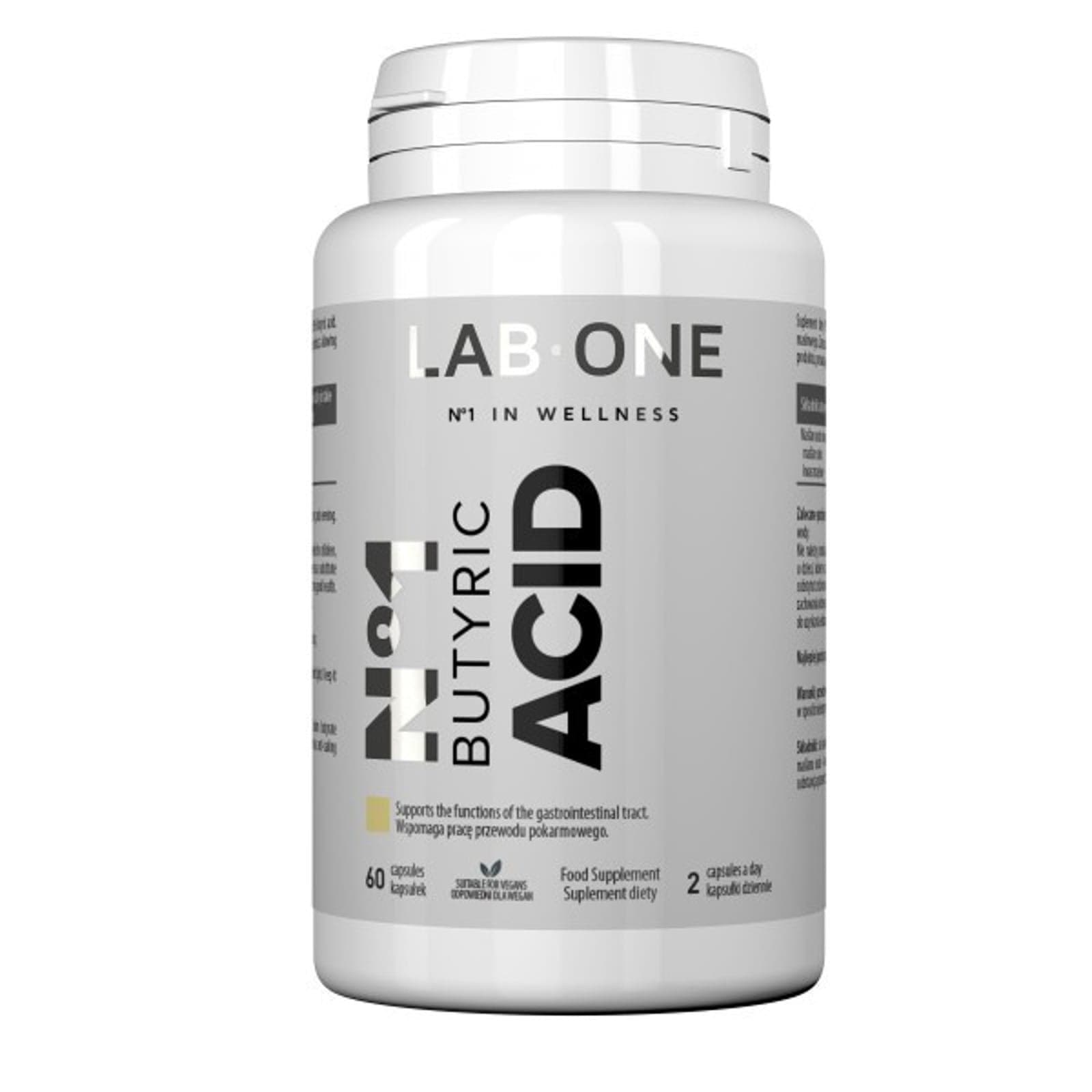 Wsparcie Jelit Maślan Sodu Lab One N°1 Butyric ACID 60kaps