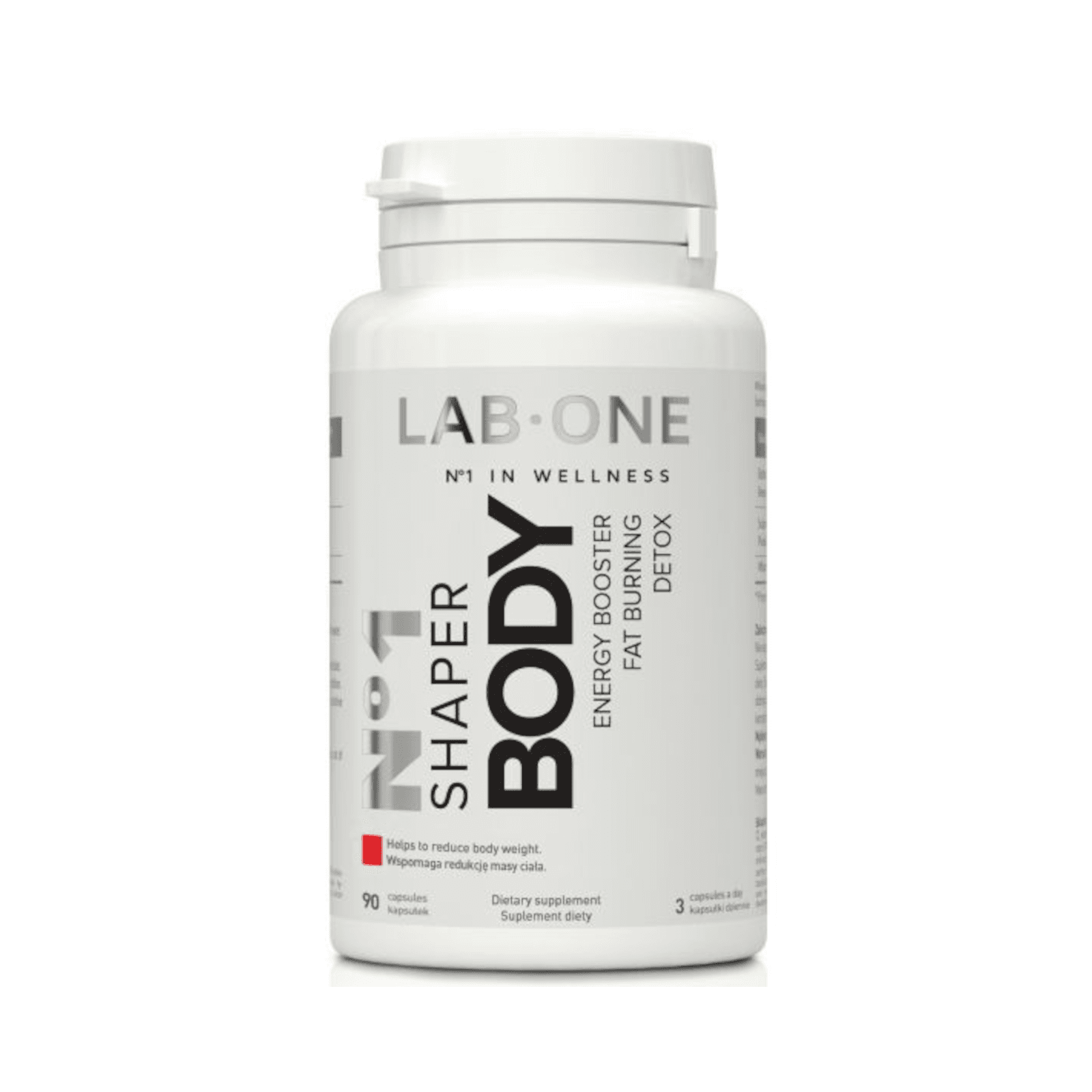 Odchudzanie Spalacz Tłuszczu Lab One N°1 Shaper Body 90kaps