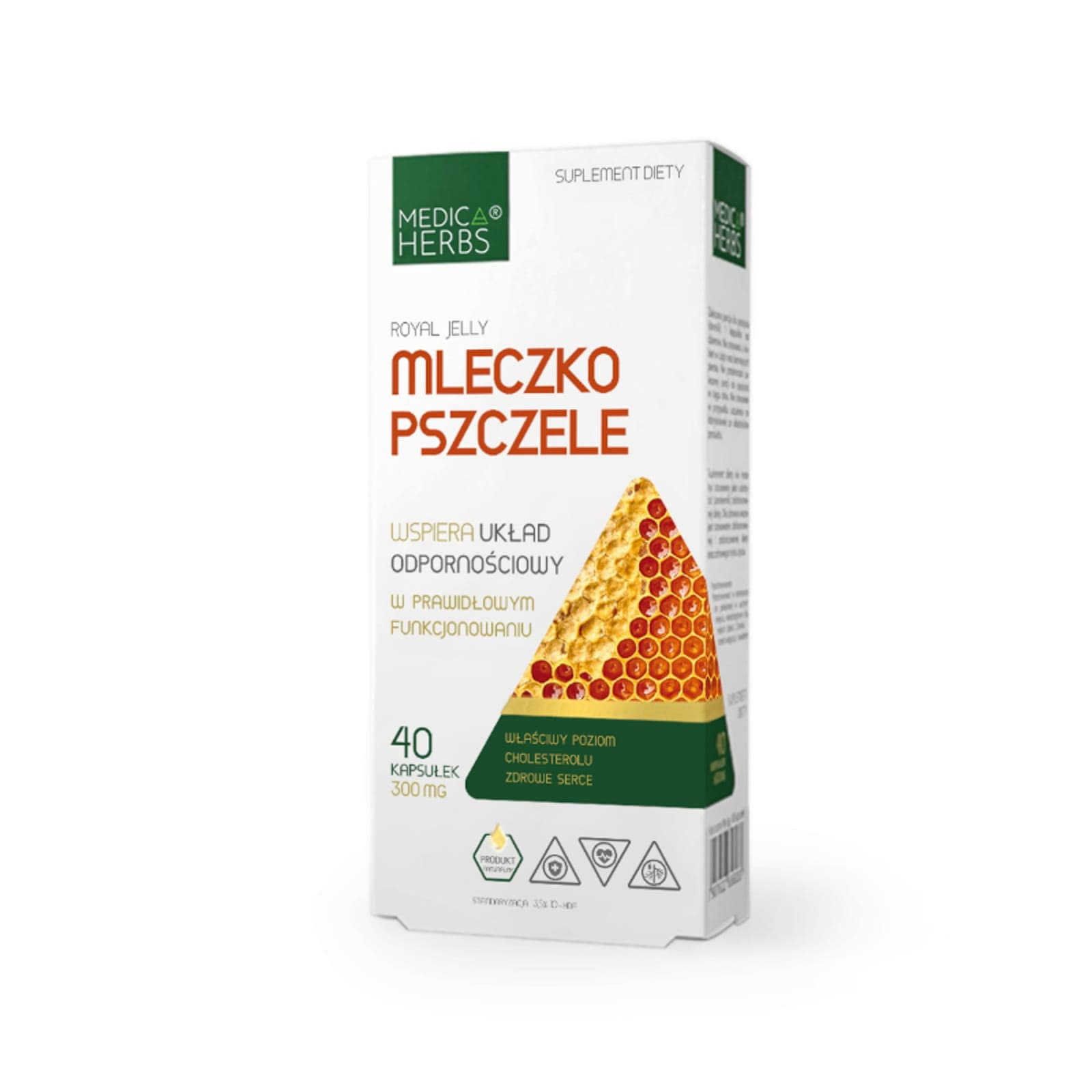 Wsparcie Odporności Medica Herbs Mleczko pszczele 40kaps