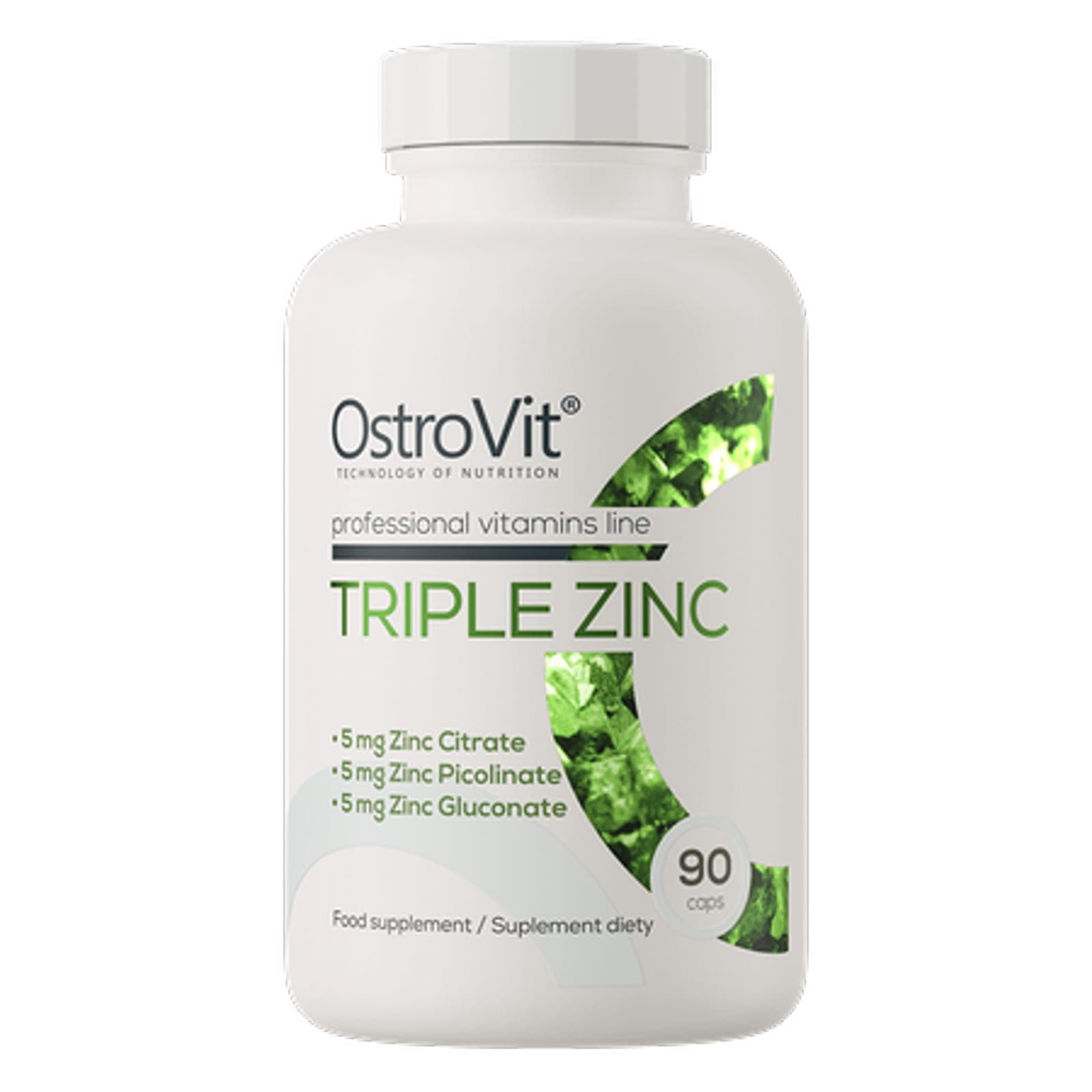 Minerały Cynk OstroVit Triple Zinc 90kaps