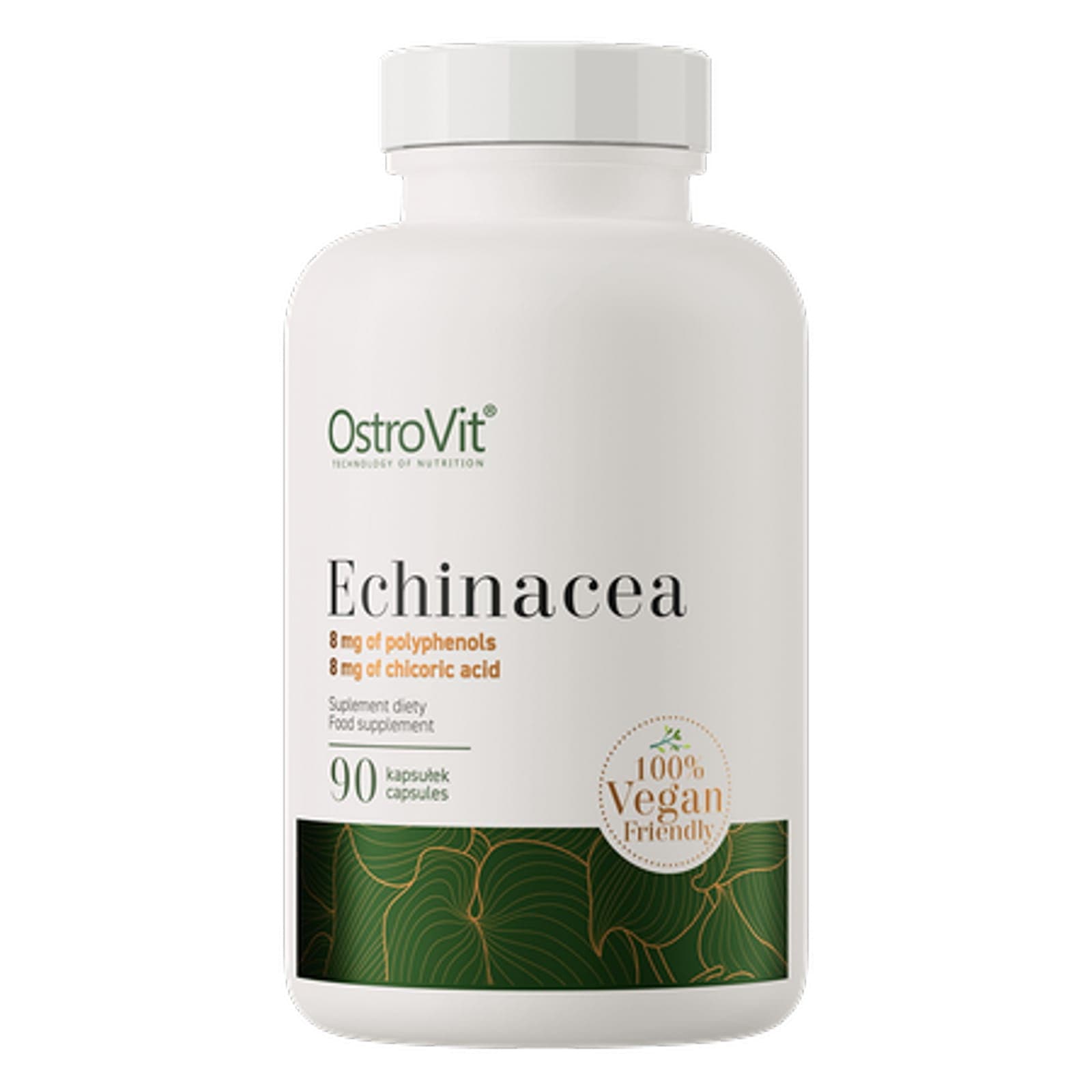 Wsparcie Odporności Jeżówka Ostrovit Echinacea 90kaps
