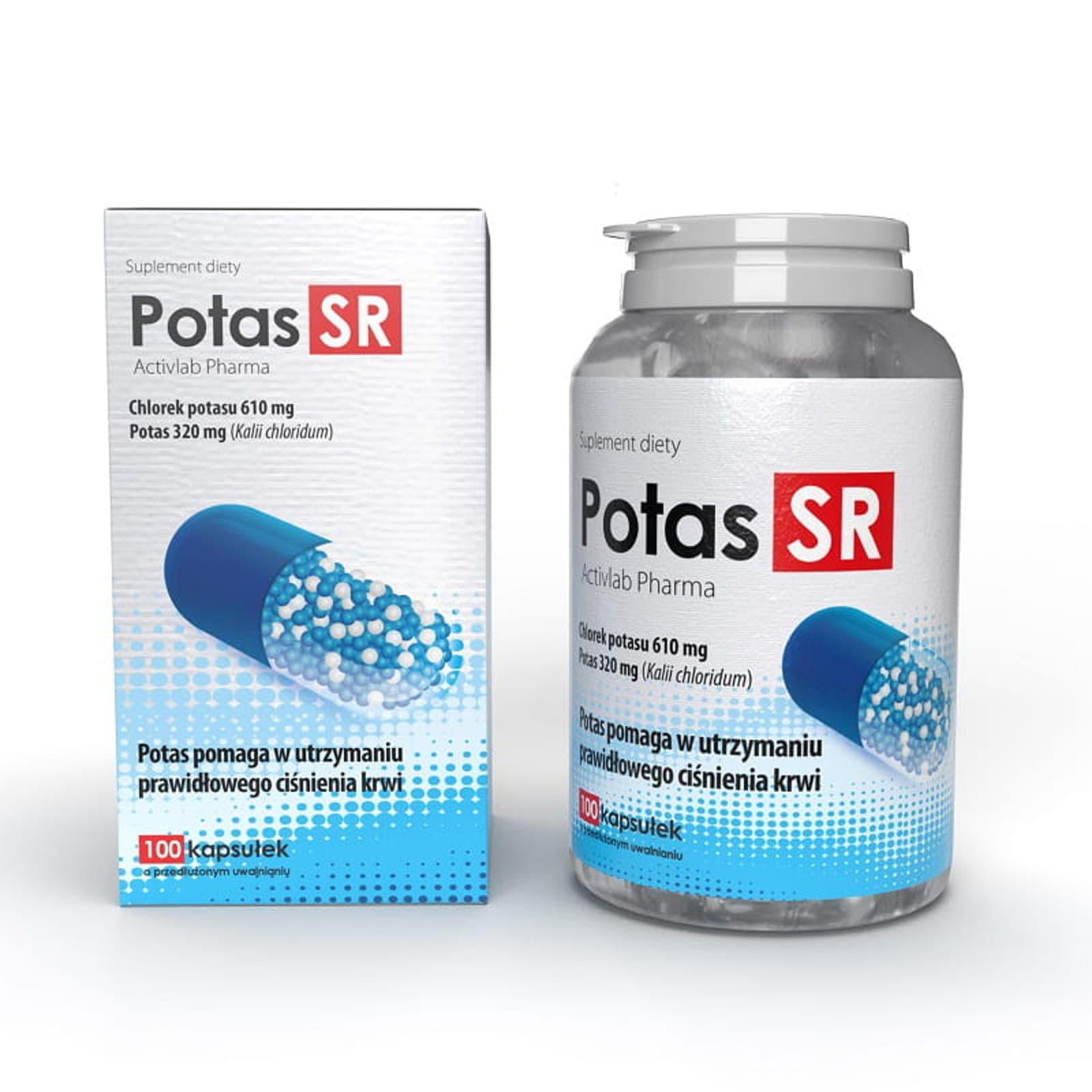 Minerały Potas Activlab Potas SR 100kaps