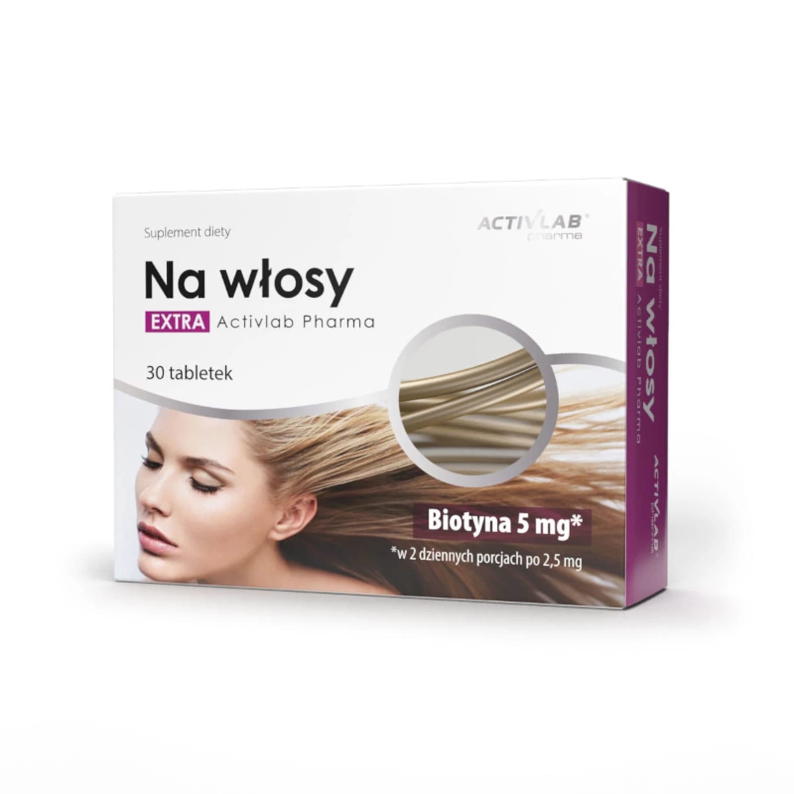 Wsparcie Włosów, Skóry, Paznokci Kompleks Activlab Na Włosy Extra 30tab