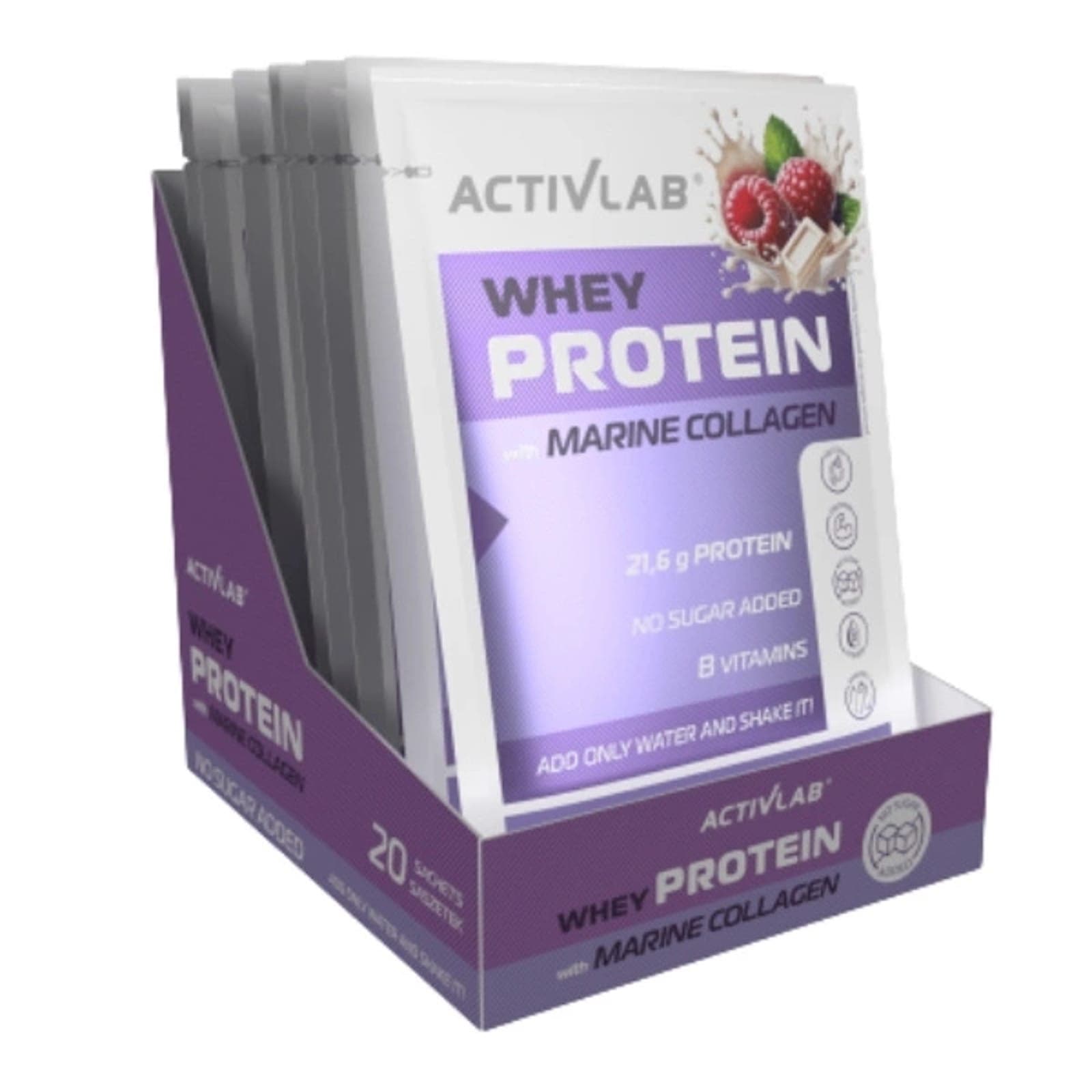 Kolagen Wysokobiałkowy Activlab Protein Collagen 20sasz x 30g