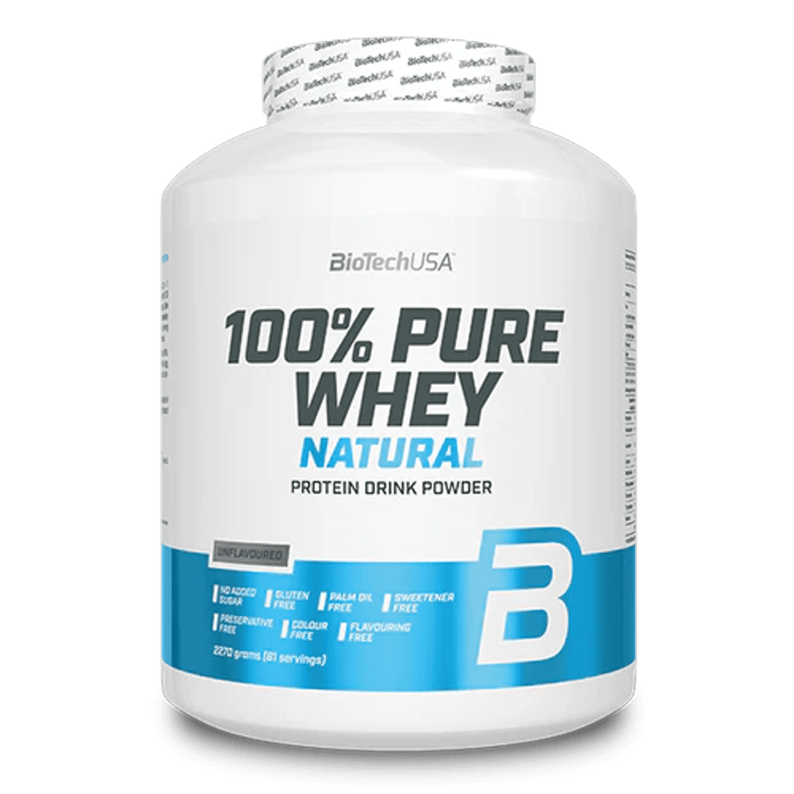 Odżywka Białkowa Koncentrat BioTechUSA 100% Pure Whey Natural - 2270 g