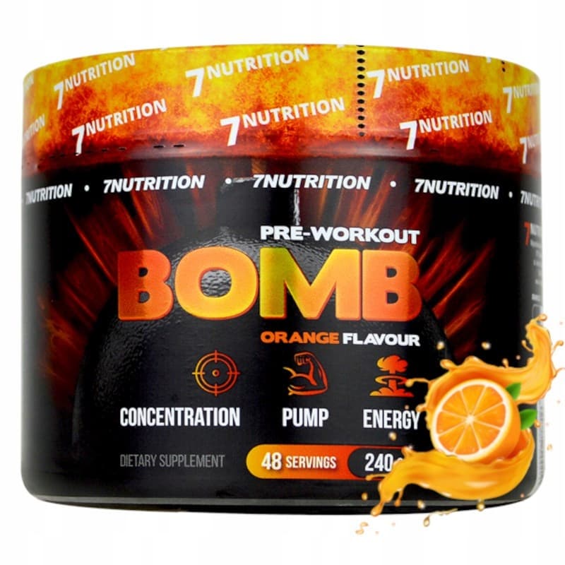 Suplement Przedtreningowy Wieloskładnikowy 7Nutrition BOMB 240g
