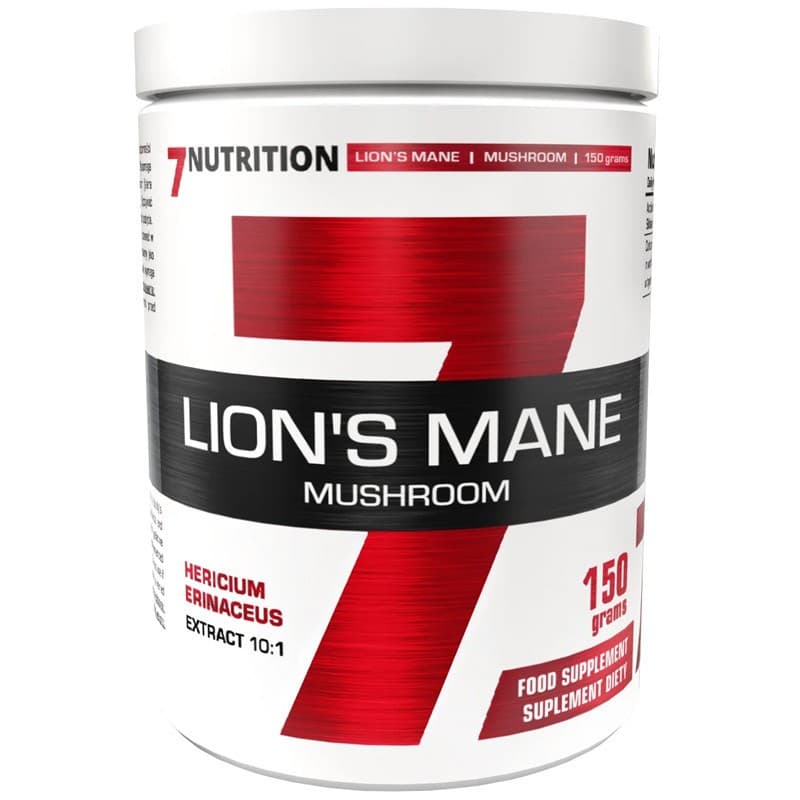 Pamięć i Koncentracja Soplówka Jeżowata 7Nutrition Mushroom Lion's Mane 10:1 150g