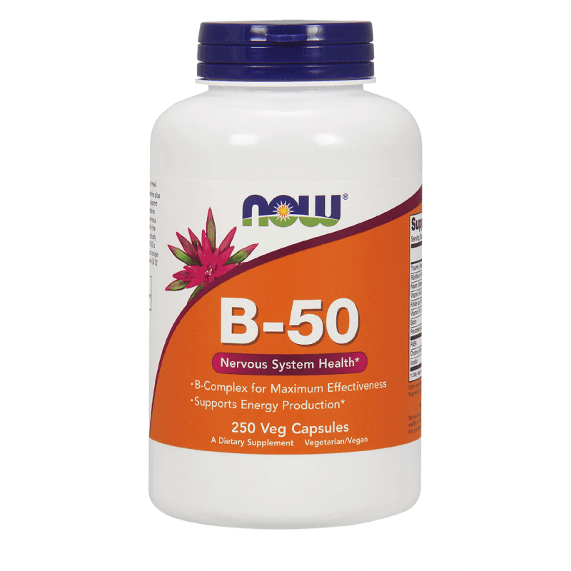 Witaminy B Now Foods B-50 250kaps