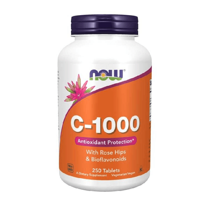 Witaminy C Now Foods Vitamin C - 1000 rose & bioflavonoids 250tab