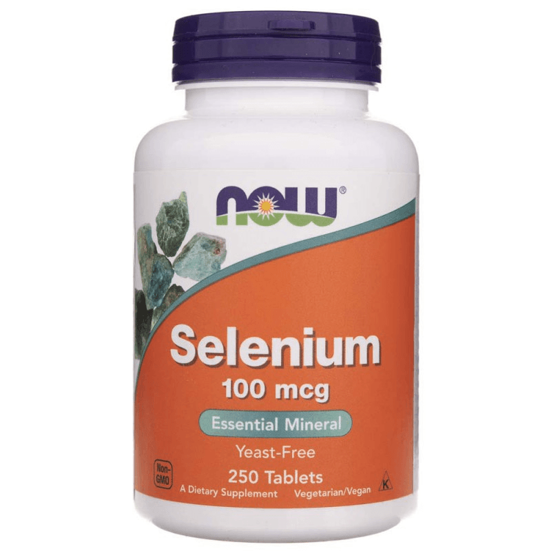 Minerały Selen Now Foods Selenium 100mcg 250tab