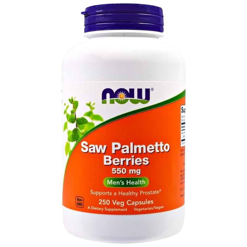 Booster Testosteronu Palma Sabałowa Now Foods Saw Palmetto Berries 550mg 250vkaps