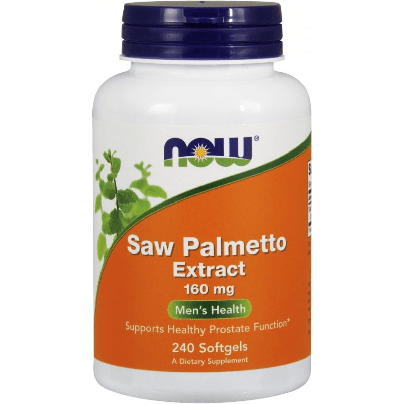 Męska Kondycja Palma Sabałowa Now Foods Saw Palmetto Extract 160mg 240softgels