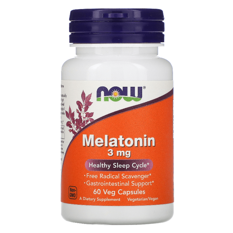 Dobry Sen Melatonina Now Foods Melatonine 3mg 60vkaps