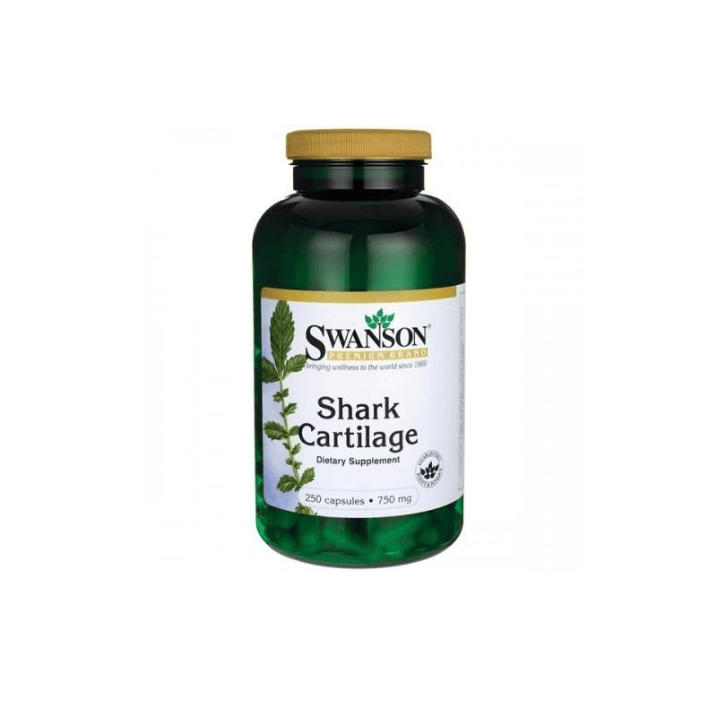 Regeneracja Stawów Chrząstka Rekina Swanson Shark Cartilage 750mg 250kaps