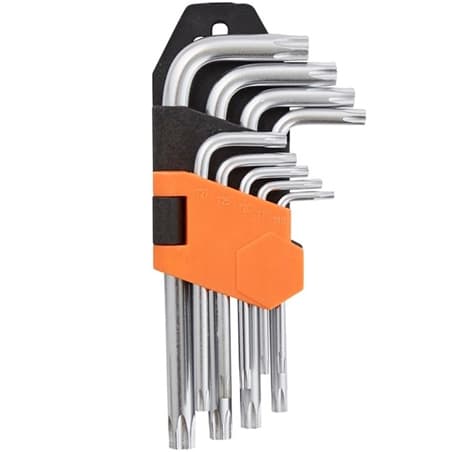 Max Torx Pin Wrench Set - 9 Pieces