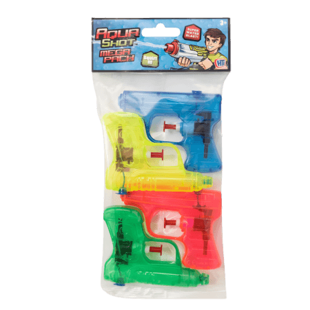 Aqua Shot Mega Pack Water Blasters – 4 pcs