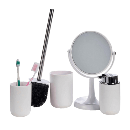 Berilo Bath Set 4 Pieces White
