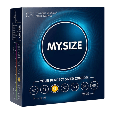 My.Size 53mm Condoms - 3 pcs.