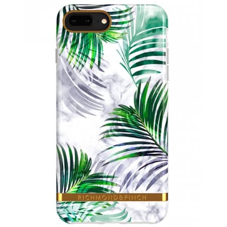 Richmond & Finch White Marble Tropics Mobile Cover - iPhone 8 Plus