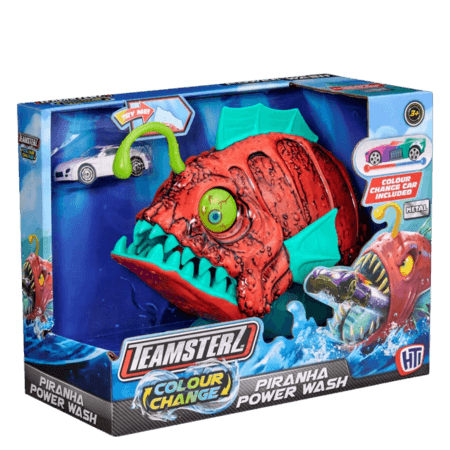 Teamsterz Colour Change Piranha Power Car Wash Playset