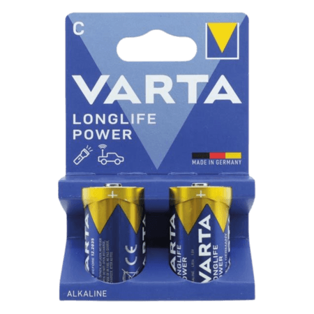 Varta Longlife Power Alkaline Baby C Battery – 2 pcs
