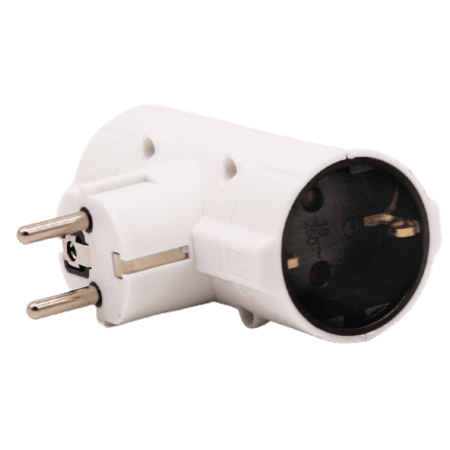 Zilver Elektronica Dubbele stekker