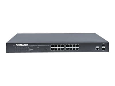 INTELLINET 16 Port Gigabit PoE+ Switch