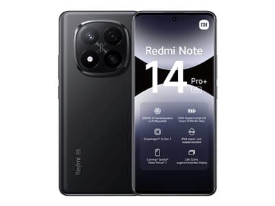 Xiaomi Redmi Note 14 Pro+ 256GB DS Black 6.7 EU 5G (8GB) Android