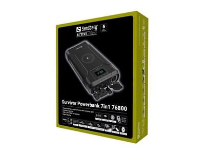 SANDBERG Survivor Powerbank 7in1 76800