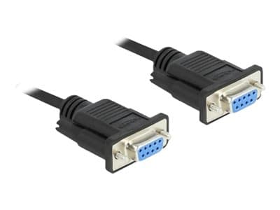 DELOCK Seriell Kabel RS-232 Sub-D9 0,5m