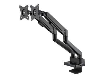 MH Alu 2-Monitorhalterung + 8-in1-Dock