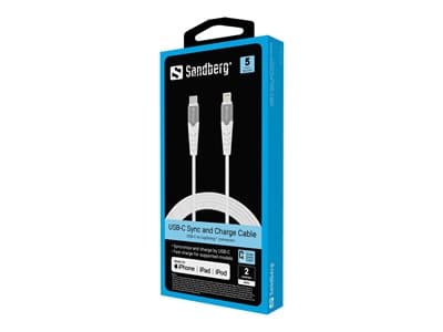 SANDBERG USB-C PD to Lightning MFI 2M