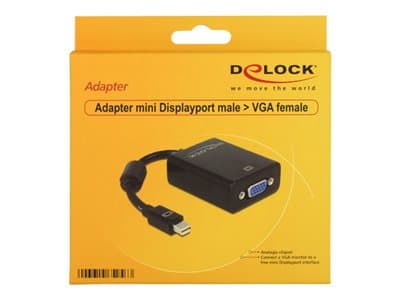 DELOCK Displayport Adapter mini DP -> VGA Buchse passi